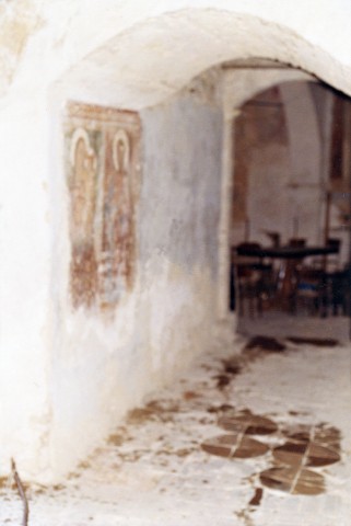 Alteri, Sandro — Anonimo umbro sec. XV - Schifanoia (Narni), chiesa di S. Michele: Madonna con Bambino e san Giovanni Battista — insieme